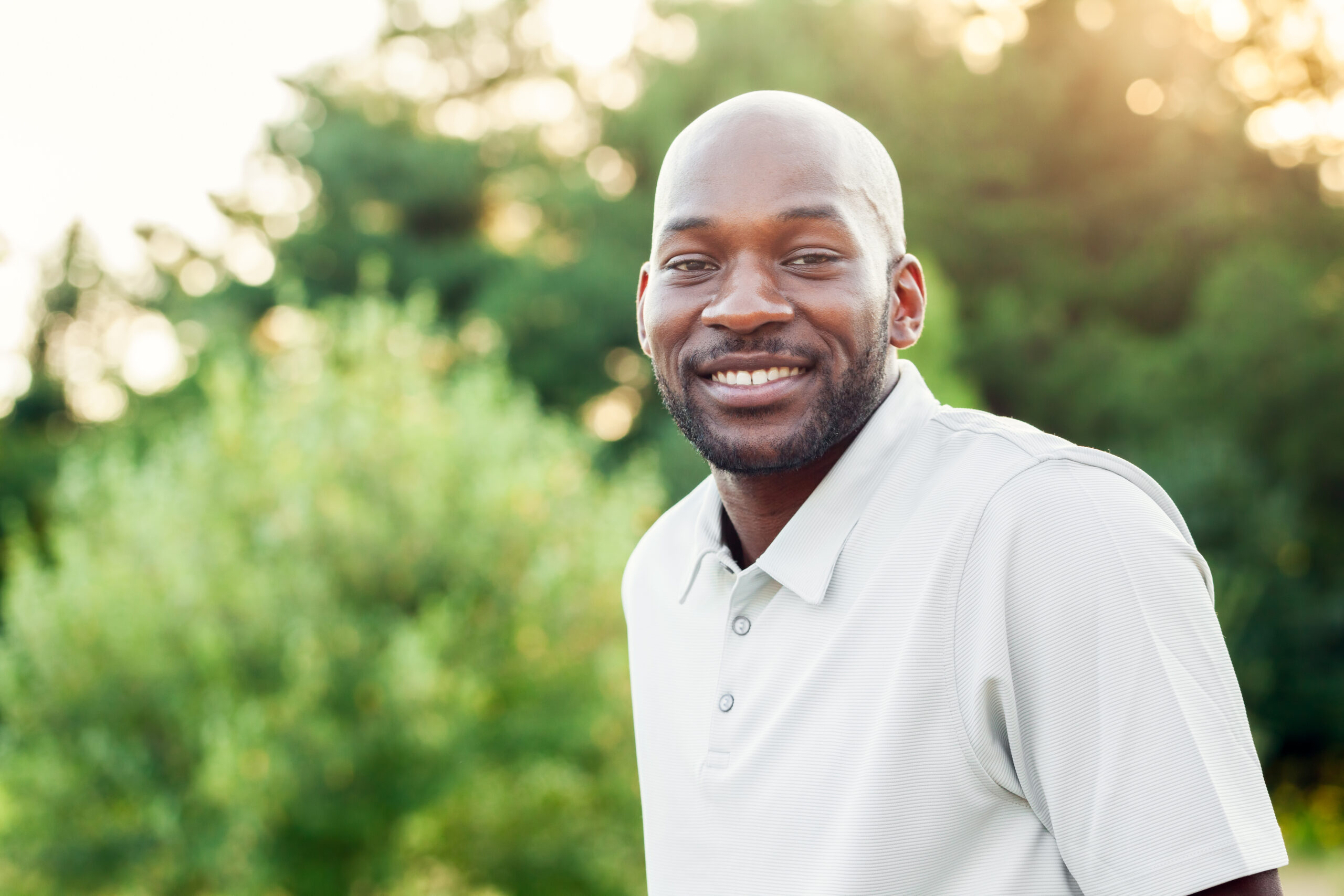 Portrait,Of,A,Late,20s,Black,Man,Sitting,At,The